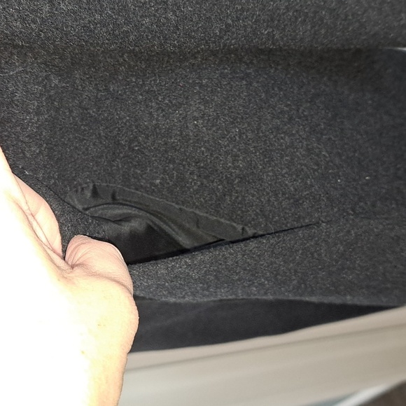 FORECASTER Of BOSTON VINTAGE Classic Black Lambwool Long Dressy Coat - Picture 5 of 15